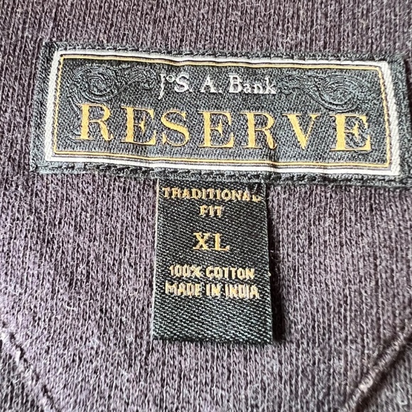 Jos. A. Bank Reserve 1/4 zip pullover shirt - Picture 3 of 11